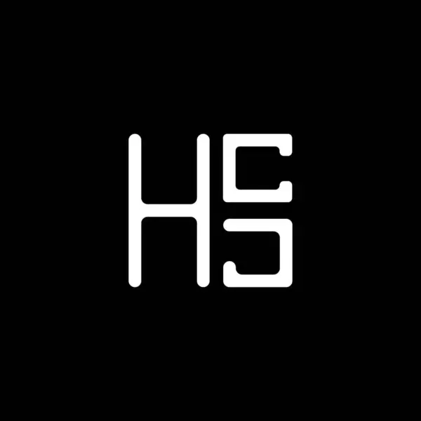 Σχεδιασμός Διανυσματικού Λογότυπου Γραμμάτων Hcj Απλό Και Μοντέρνο Λογότυπο Hcj — Διανυσματικό Αρχείο