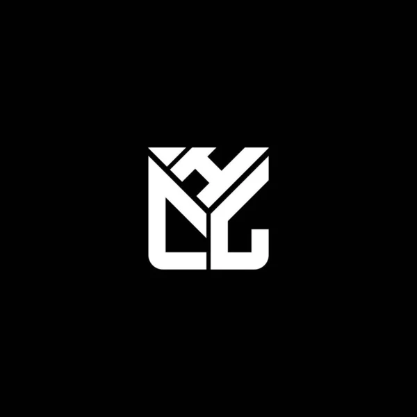 Diseño Del Vector Del Logotipo Letra Hcl Logotipo Simple Moderno — Archivo Imágenes Vectoriales
