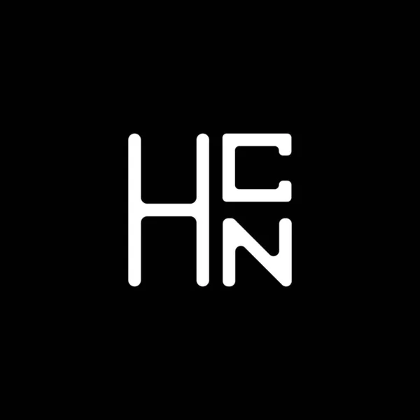 Hcn Harfli Logo Vektör Tasarımı Basit Modern Hcn Logosu Hcn — Stok Vektör