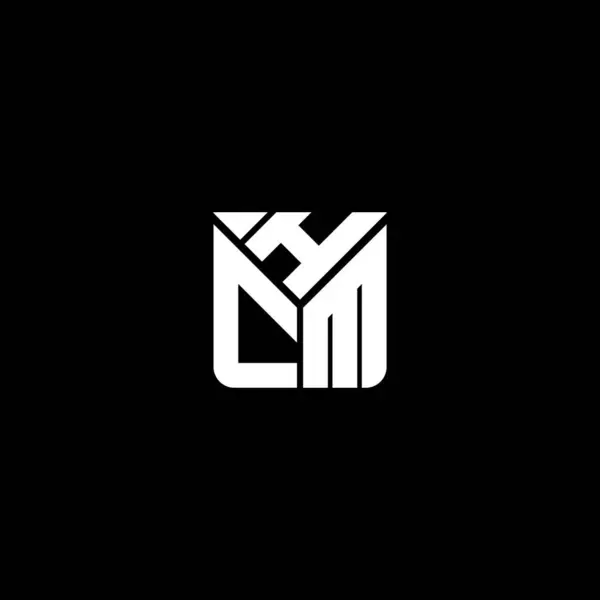 Diseño Del Vector Del Logotipo Letra Hcm Logotipo Simple Moderno — Vector de stock