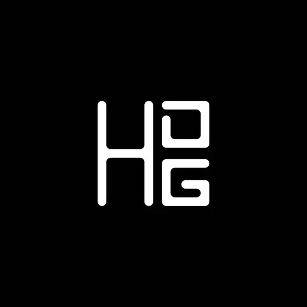 Hdg Harf Logo Vektör Tasarımı Hdg Basit Modern Logo Hdg — Stok Vektör
