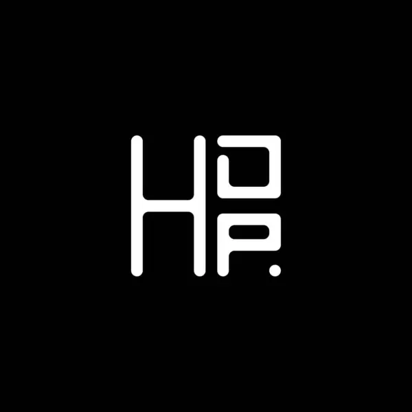 Векторный Логотип Hdp Простой Современный Логотип Hdp Роскошный Алфавит Hdp — стоковый вектор