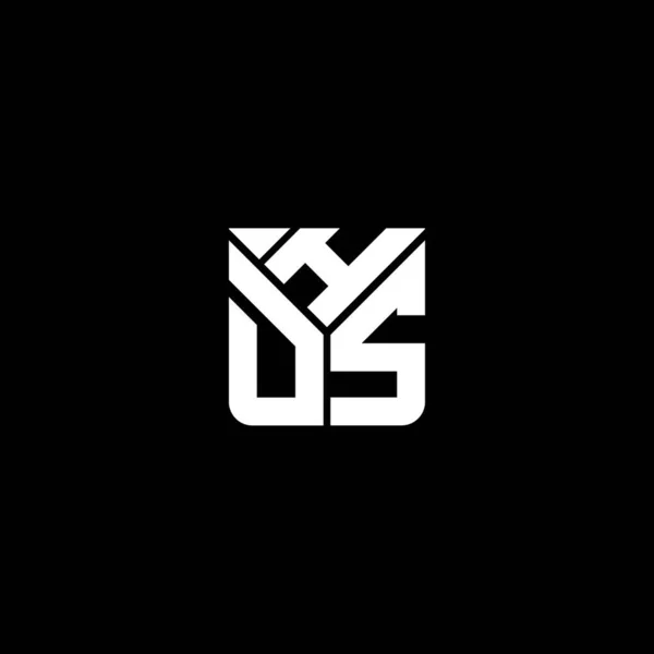 Λογότυπο Hds Letter Vector Design Hds Απλό Και Μοντέρνο Λογότυπο — Διανυσματικό Αρχείο