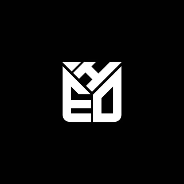 Σχεδιασμός Φορέα Λογότυπου Γράμματα Heo Απλό Και Μοντέρνο Λογότυπο Heo — Διανυσματικό Αρχείο