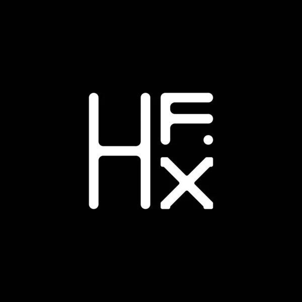 Diseño Del Vector Del Logotipo Letra Hfx Logotipo Simple Moderno — Archivo Imágenes Vectoriales