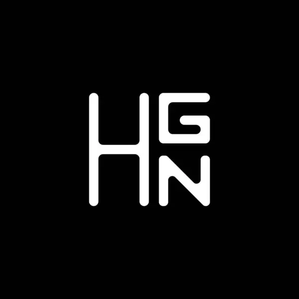 Hgn Літери Логотипу Векторний Дизайн Hgn Простий Сучасний Логотип Hgn — стоковий вектор