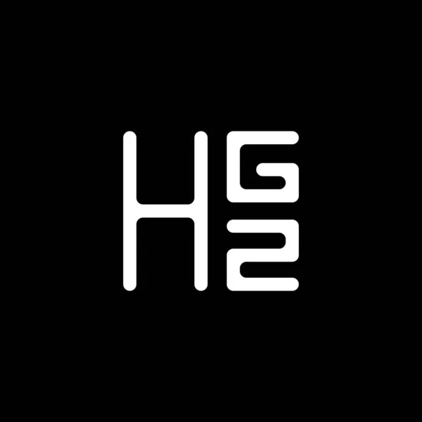 Hgz Lettre Logo Vectoriel Design Hgz Logo Simple Moderne Hgz — Image vectorielle