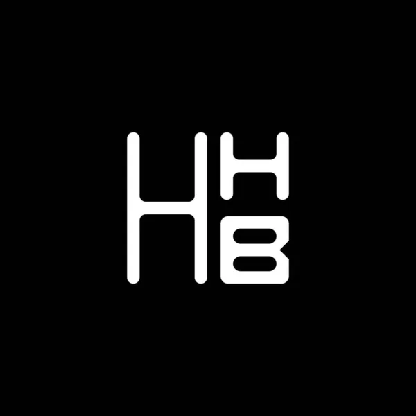 Návrh Vektoru Loga Hhb Jednoduché Moderní Logo Hhb Hhb Luxusní — Stockový vektor