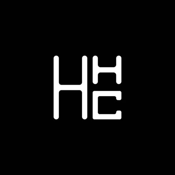 Hhc Písmenný Vektorový Design Hhc Jednoduché Moderní Logo Hhc Luxusní — Stockový vektor