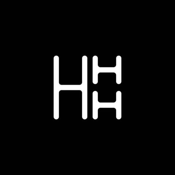 Літери Логотипу Векторний Дизайн Простий Сучасний Логотип Hhh Розкішний Дизайн — стоковий вектор
