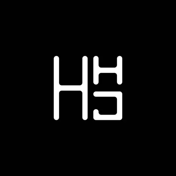 Hhj Litera Logo Wektor Projektu Hhj Proste Nowoczesne Logo Hhj — Wektor stockowy