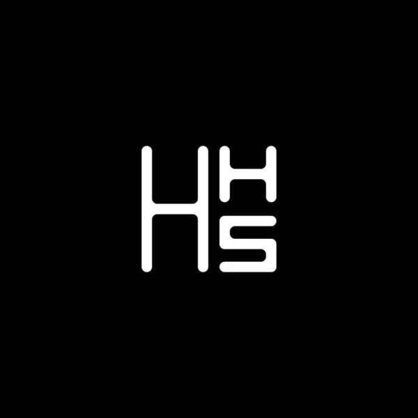 Hhs Letter Logo Vector Design Hhs Simple Modern Logo Hhs — Stock Vector