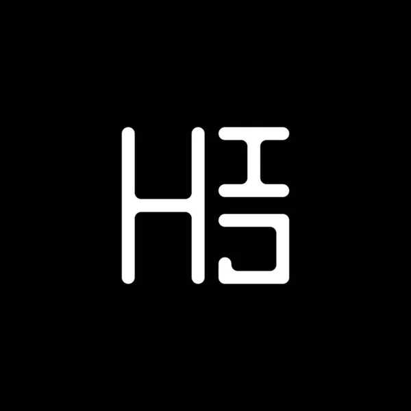 Логотип Літери Hij Векторний Дизайн Простий Сучасний Логотип Hij Hij — стоковий вектор