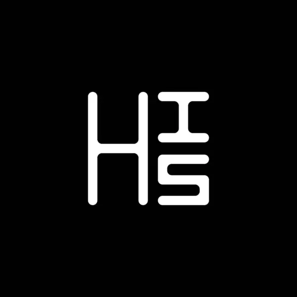 Onun Harfi Logo Vektör Tasarımı Onun Basit Modern Logosu Lüks — Stok Vektör