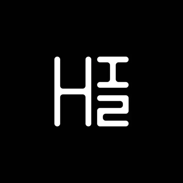 Σχεδιασμός Φορέα Λογότυπου Hiz Γραμμάτων Απλό Και Μοντέρνο Λογότυπο Hiz — Διανυσματικό Αρχείο