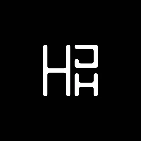 Hjh Lettre Logo Vectoriel Design Hjh Logo Simple Moderne Hjh — Image vectorielle