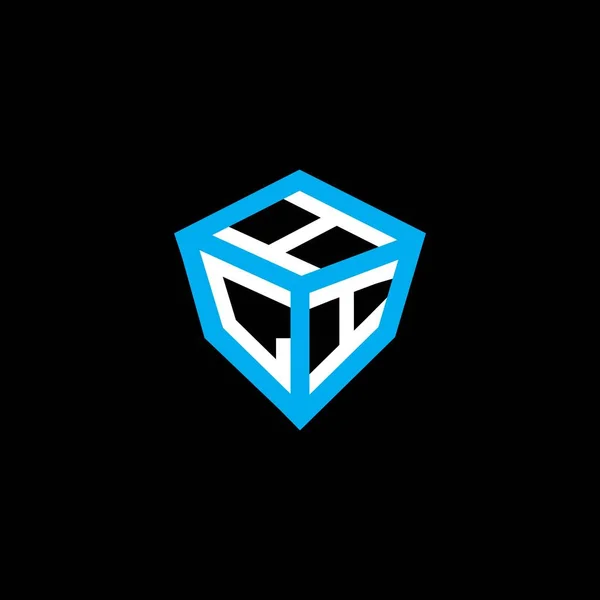 Векторный Дизайн Логотипа Hli Простой Современный Логотип Hli Роскошный Алфавит — стоковый вектор