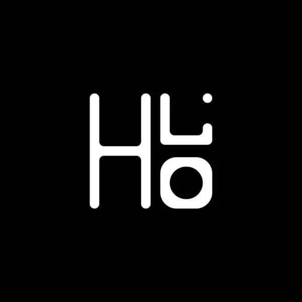 Векторний Дизайн Літери Hlo Простий Сучасний Логотип Hlo Hlo Розкішний — стоковий вектор