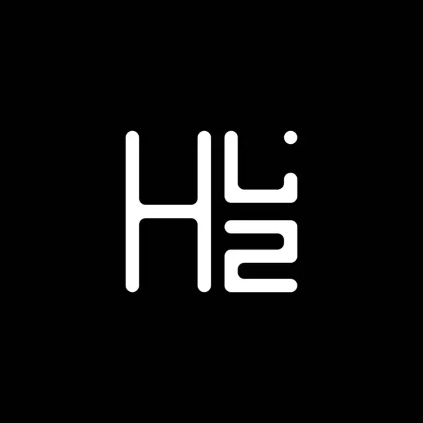 Hlz Літери Логотипу Векторний Дизайн Hlz Простий Сучасний Логотип Hlz — стоковий вектор