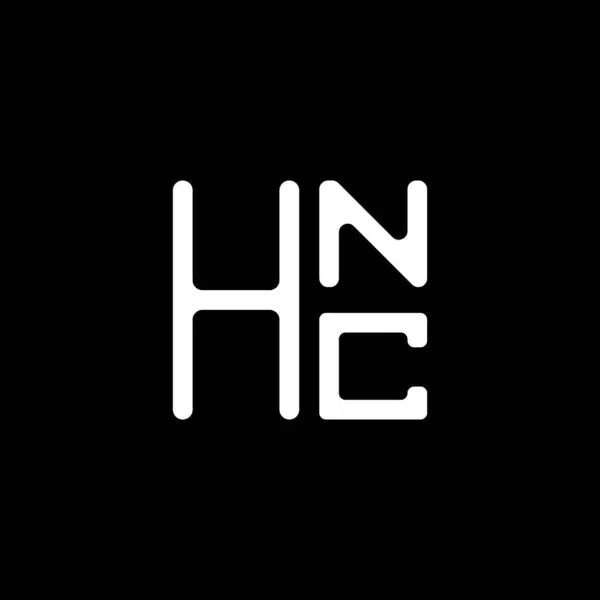 Hnc Lettre Logo Vectoriel Design Hnc Logo Simple Moderne Hnc — Image vectorielle