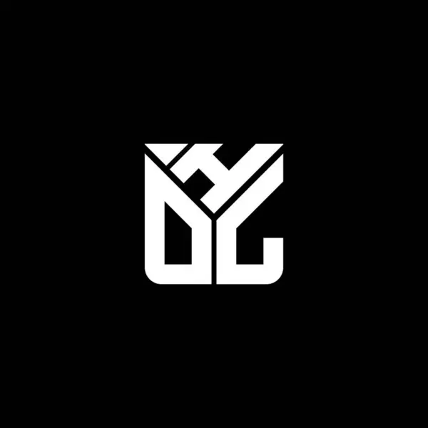 Hol Γράμμα Λογότυπο Διάνυσμα Σχεδιασμό Hol Απλό Και Μοντέρνο Λογότυπο — Διανυσματικό Αρχείο