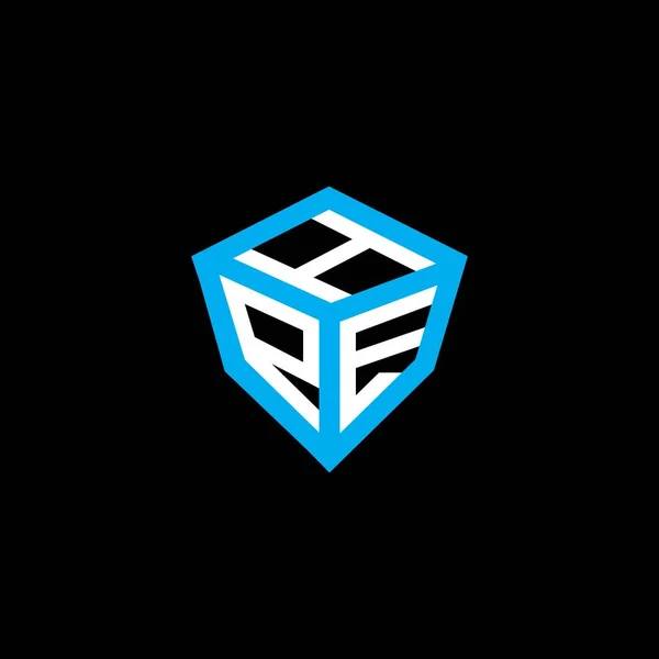 Hpe Letter Logo Vector Design Hpe Eenvoudig Modern Logo Hpe — Stockvector