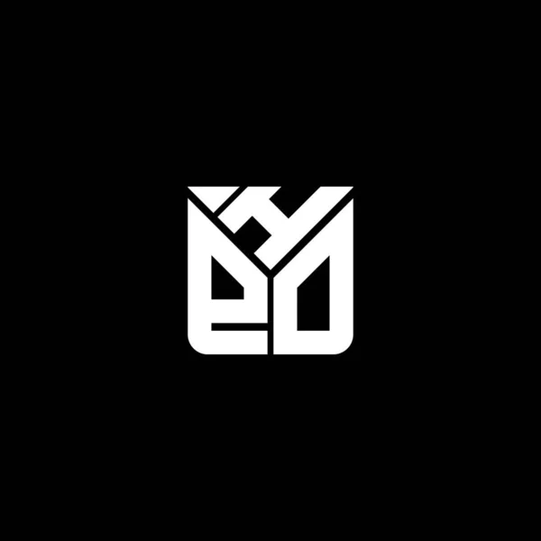 Hpo Brief Logo Vektordesign Hpo Einfaches Und Modernes Logo Luxuriöses — Stockvektor