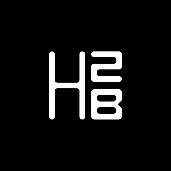 Hzb字母标识矢量设计 Hzb简单而现代的标识 Hzb豪华字母设计 — 图库矢量图片