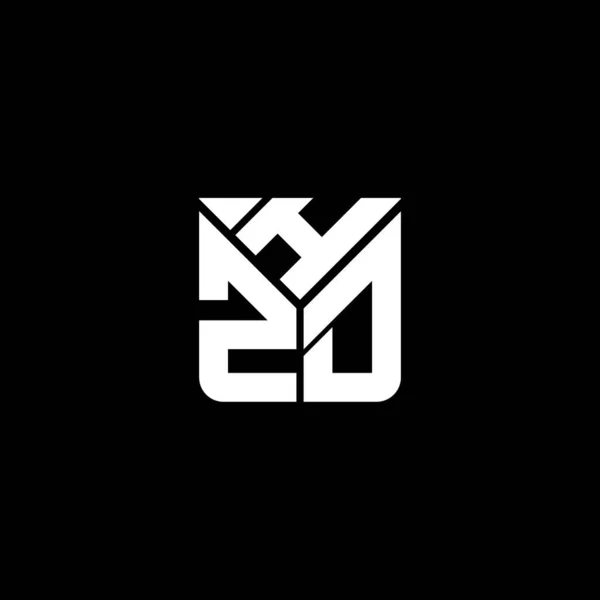 Hzd Letter Logo Vector Design Hzd Eenvoudig Modern Logo Hzd — Stockvector