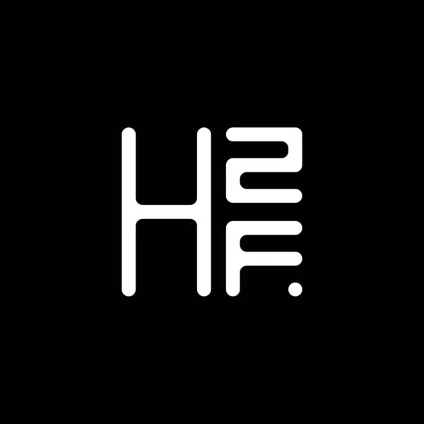 Hzf字母标识矢量设计 Hzf简单而现代的标识 Hzf豪华字母设计 — 图库矢量图片