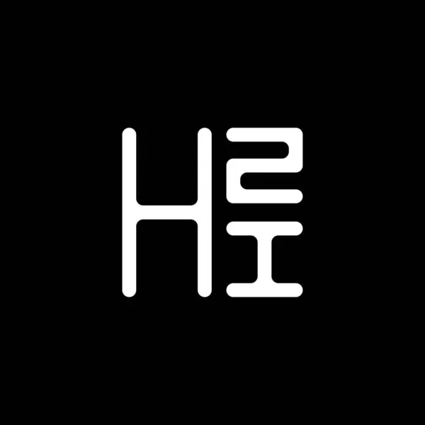 Векторний Дизайн Логотипу Літери Hzi Hzi Простий Сучасний Логотип Hzi — стоковий вектор