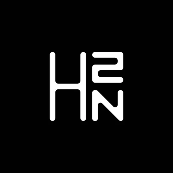 Hzn字母标识矢量设计 Hzn简单而现代的标识 Hzn豪华字母设计 — 图库矢量图片