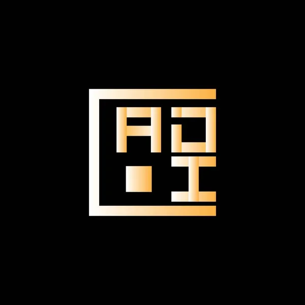 Adi Letter Logo Vector Design Adi Eenvoudig Modern Logo Adi — Stockvector
