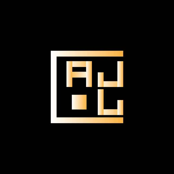 Σχεδιασμός Φορέα Λογότυπου Γραμμάτων Ajl Απλό Και Μοντέρνο Λογότυπο Ajl — Διανυσματικό Αρχείο