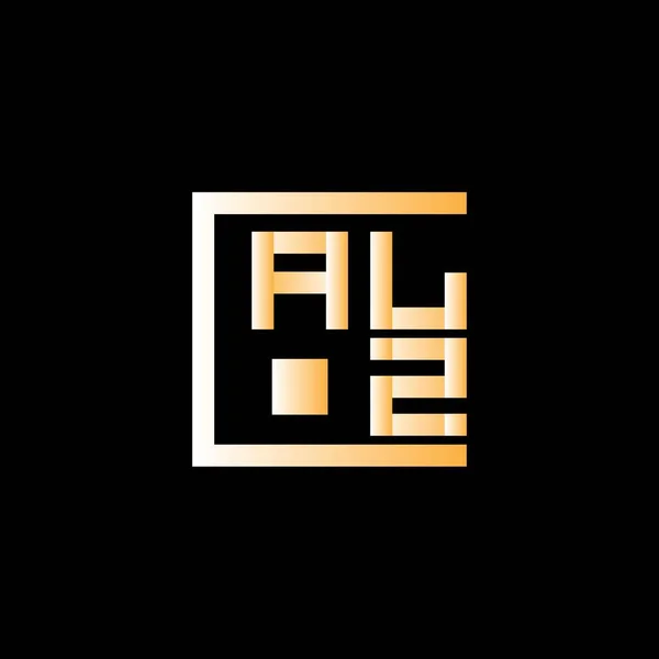 Alz Letter Logo Vector Design Alz Simple Modern Logo Alz — Stock Vector