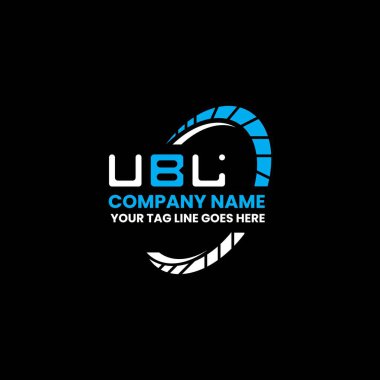 UBL harf logo vektör tasarımı, UBL basit ve modern logo. UBL lüks alfabe tasarımı  