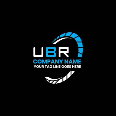 UBR harfli logo vektör tasarımı, UBR basit ve modern logo. UBR lüks alfabe tasarımı  