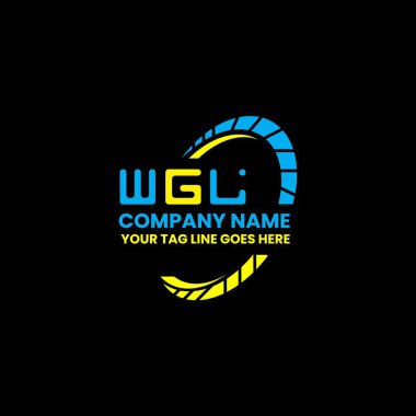 WGL harf logo vektör tasarımı, WGL basit ve modern logo. WGL lüks alfabe tasarımı  