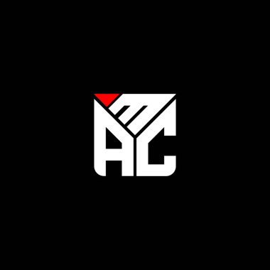 MAC harfli logo vektör tasarımı, MAC basit ve modern logo. MAC lüks alfabe tasarımı  