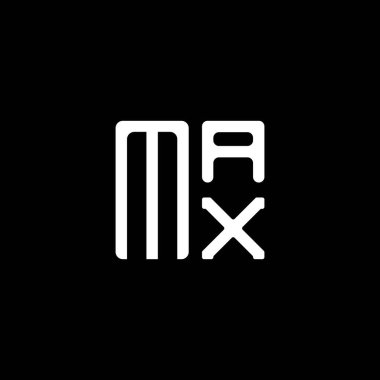 MAX harfli logo vektör tasarımı, MAX basit ve modern logo. Maksimum lüks alfabe tasarımı  