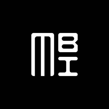 MBI harfli logo vektör tasarımı, basit ve modern MBI logosu. MBI lüks alfabe tasarımı  