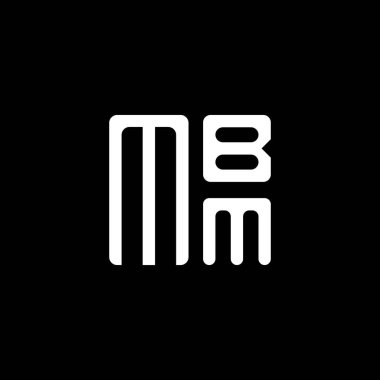 MBM harfli logo vektör tasarımı, MBM basit ve modern logo. MBM lüks alfabe tasarımı  