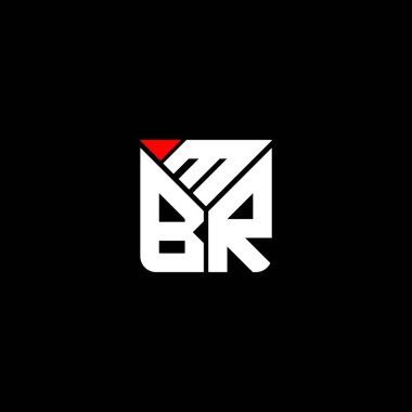 MBR harfli logo vektör tasarımı, MBR basit ve modern logo. MBR lüks alfabe tasarımı  