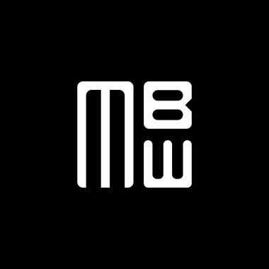 MBW harfli logo vektör tasarımı, MBW basit ve modern logo. MBW lüks alfabe tasarımı  
