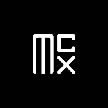 MCX harfli logo vektör tasarımı, MCX basit ve modern logo. MCX lüks alfabe tasarımı  