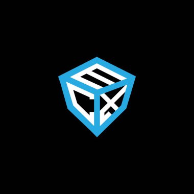 MCX harfli logo vektör tasarımı, MCX basit ve modern logo. MCX lüks alfabe tasarımı  