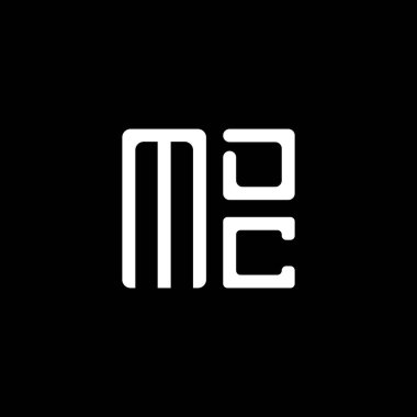 MDC harfli logo vektör tasarımı, basit ve modern MDC logosu. MDC lüks alfabe tasarımı  