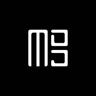 MDJ harfli logo vektör tasarımı, basit ve modern MDJ logosu. MDJ lüks alfabe tasarımı  