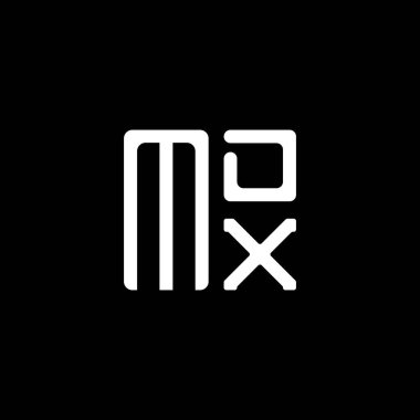 MDX harfli logo vektör tasarımı, MDX basit ve modern logo. MDX lüks alfabe tasarımı  