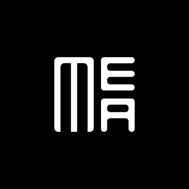 MEA harf logo vektör tasarımı, MEA basit ve modern logo. MEA lüks alfabe tasarımı  